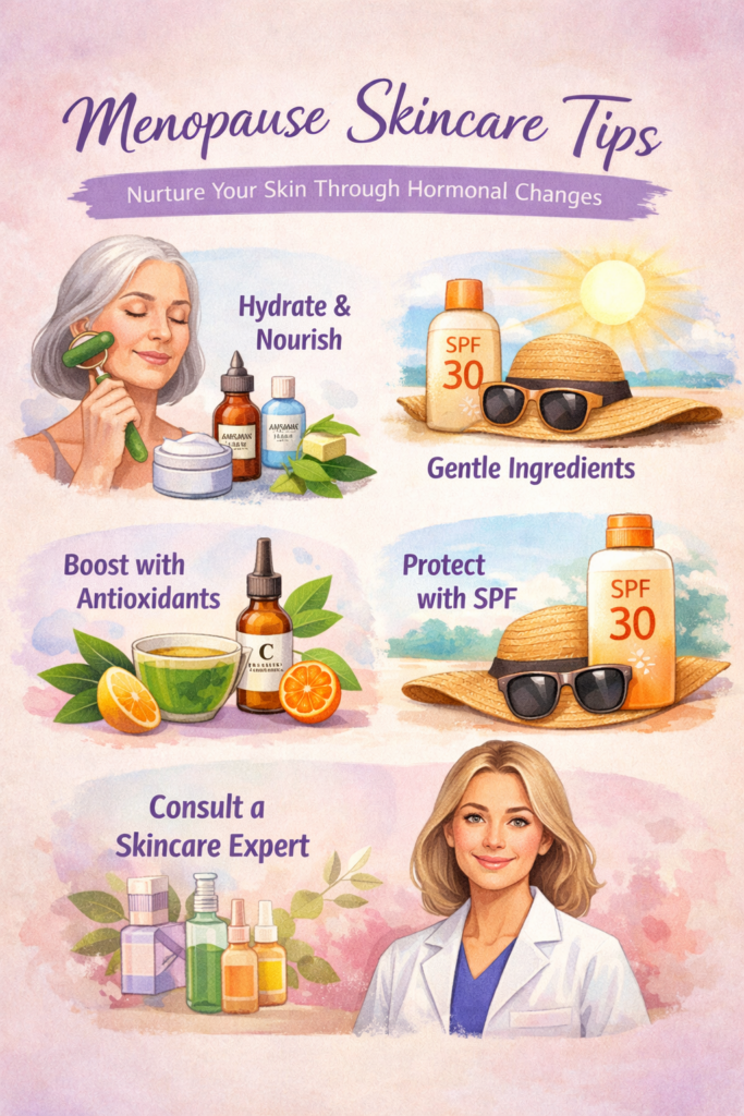 Menopause skincare